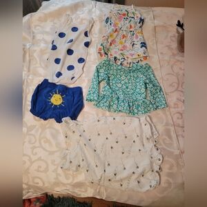 Bundle infant girls summer size 6 mos